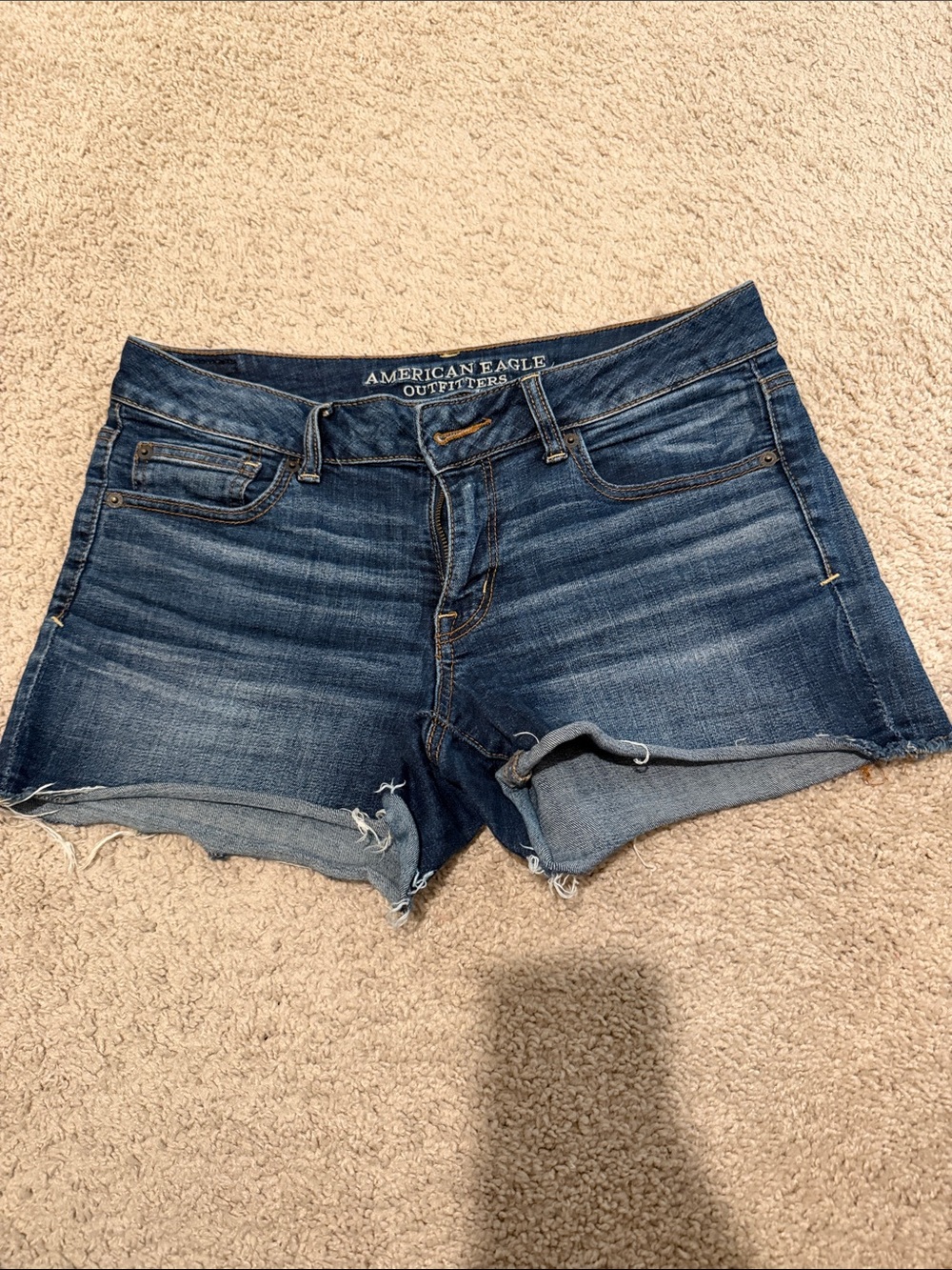 American Eagle Outfitters Indigo Blue Denim Cutoff Shorts
